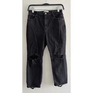 Abercrombie & Fitch The Ankle Straight Ultra High Rise Jeans Size 29 Extra Short